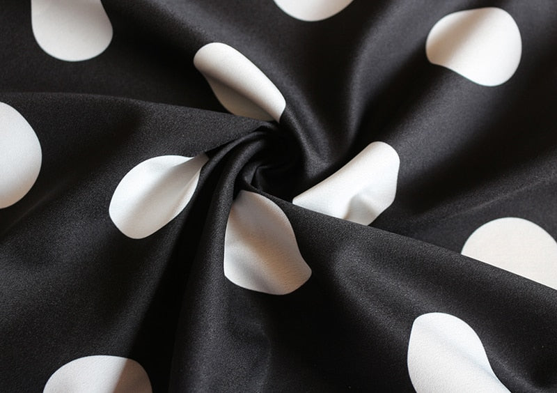 TOLEDO Vestido midi de lunares