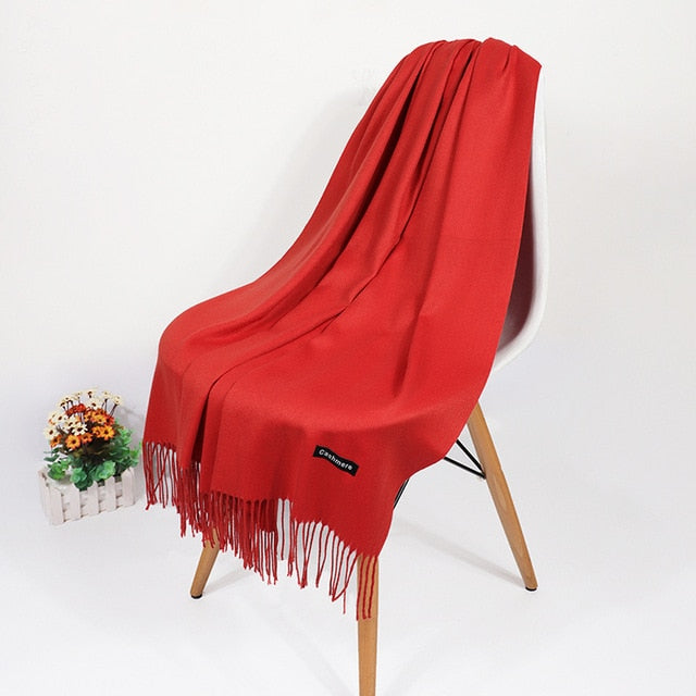 Real Cashmere Scarf Winter Shawl