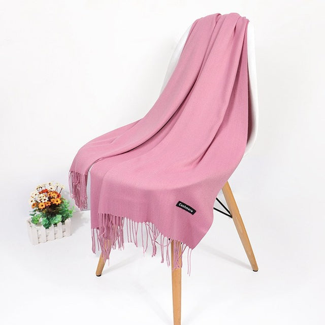 Real Cashmere Scarf Winter Shawl