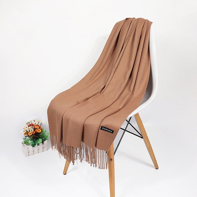 Real Cashmere Scarf Winter Shawl