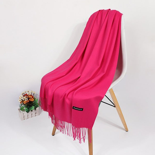 Real Cashmere Scarf Winter Shawl