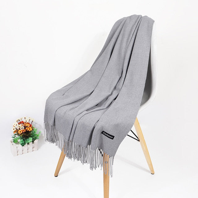 Real Cashmere Scarf Winter Shawl