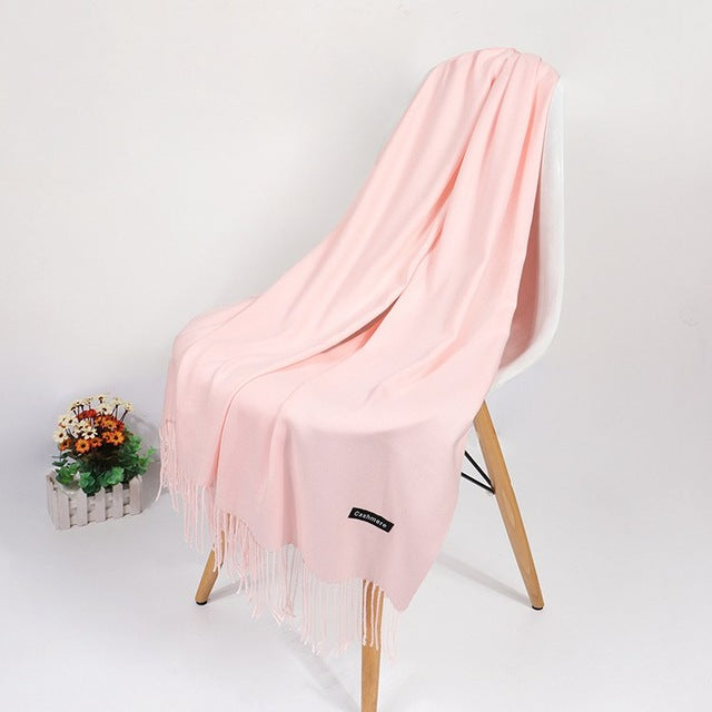 Real Cashmere Scarf Winter Shawl