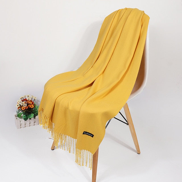 Real Cashmere Scarf Winter Shawl