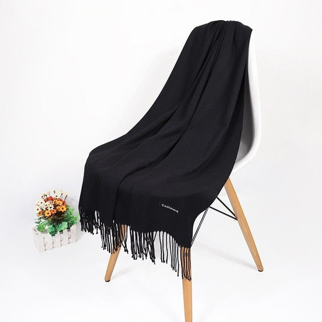 Real Cashmere Scarf Winter Shawl