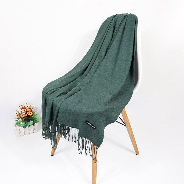 Real Cashmere Scarf Winter Shawl