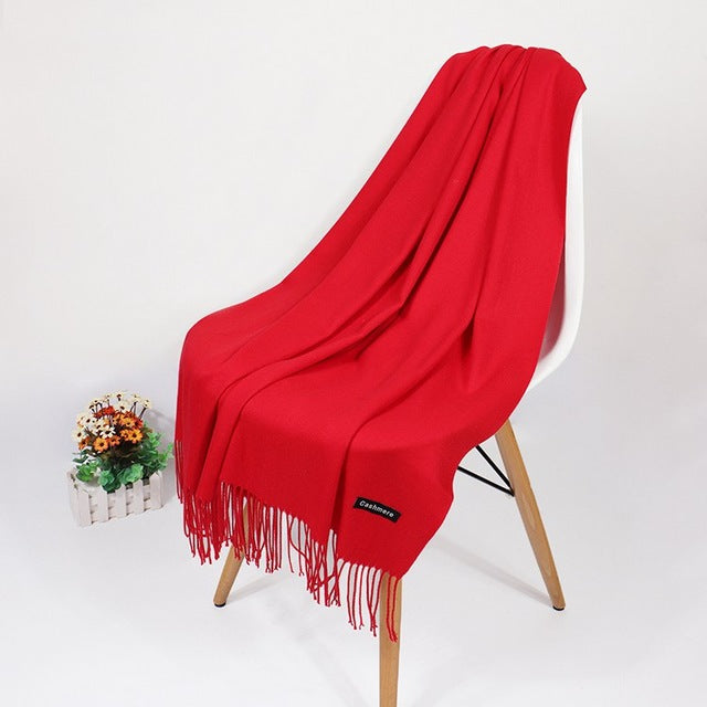 Real Cashmere Scarf Winter Shawl