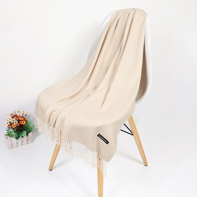 Real Cashmere Scarf Winter Shawl