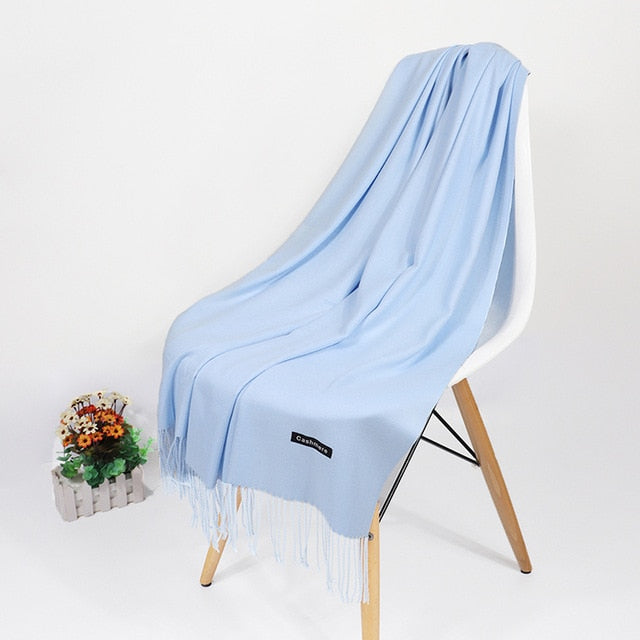 Real Cashmere Scarf Winter Shawl