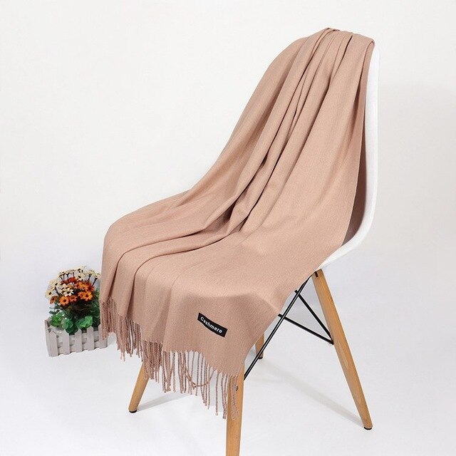 Real Cashmere Scarf Winter Shawl