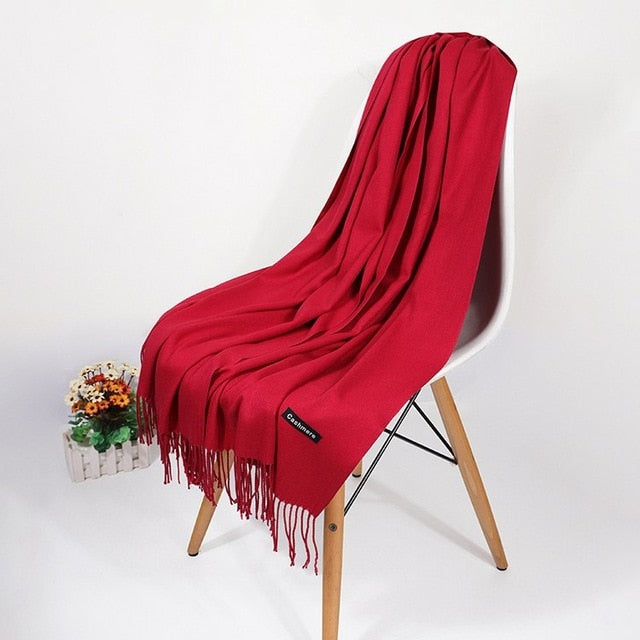 Real Cashmere Scarf Winter Shawl