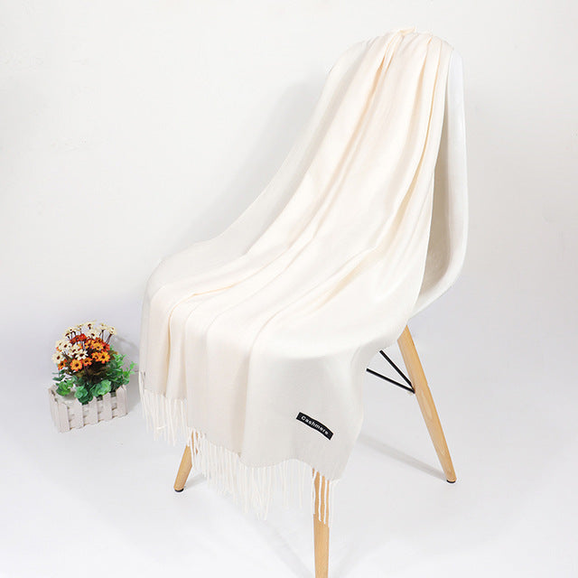 Real Cashmere Scarf Winter Shawl