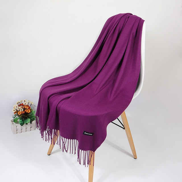 Real Cashmere Scarf Winter Shawl