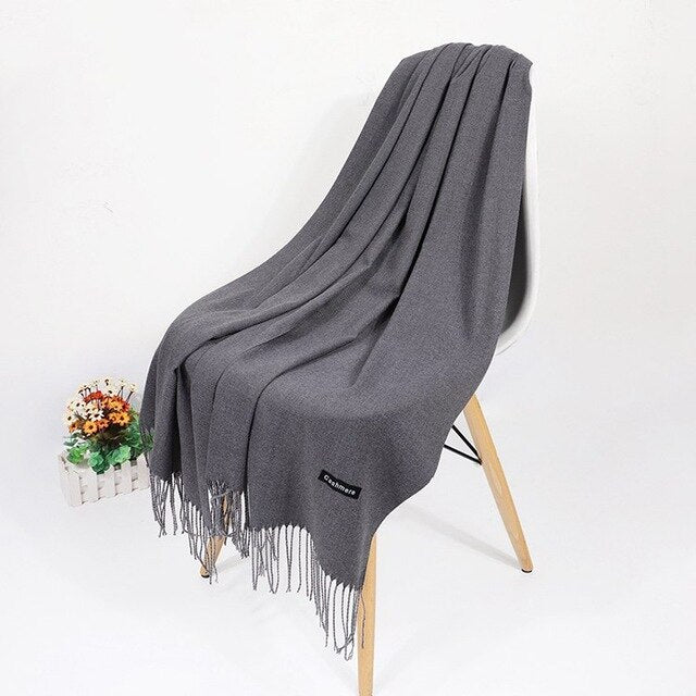 Real Cashmere Scarf Winter Shawl