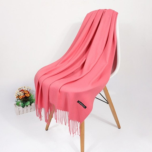 Real Cashmere Scarf Winter Shawl