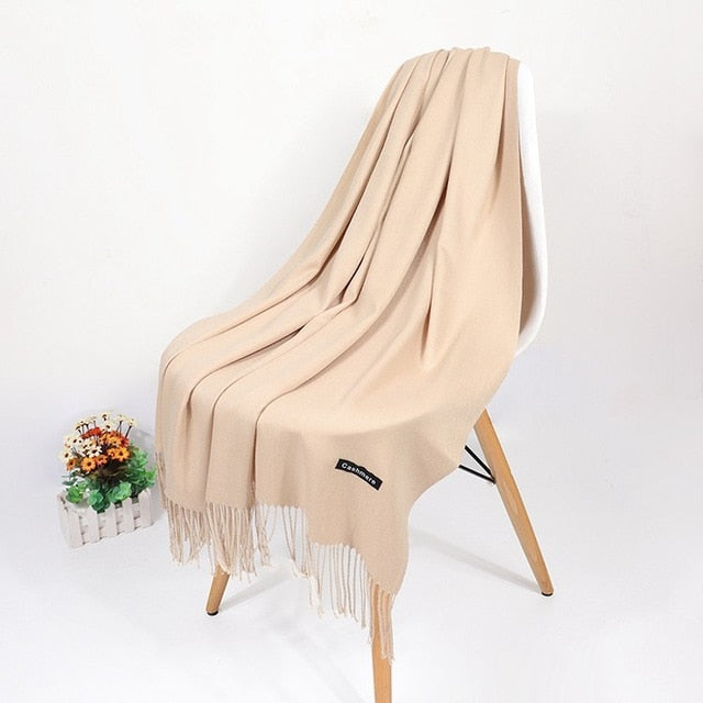 Real Cashmere Scarf Winter Shawl