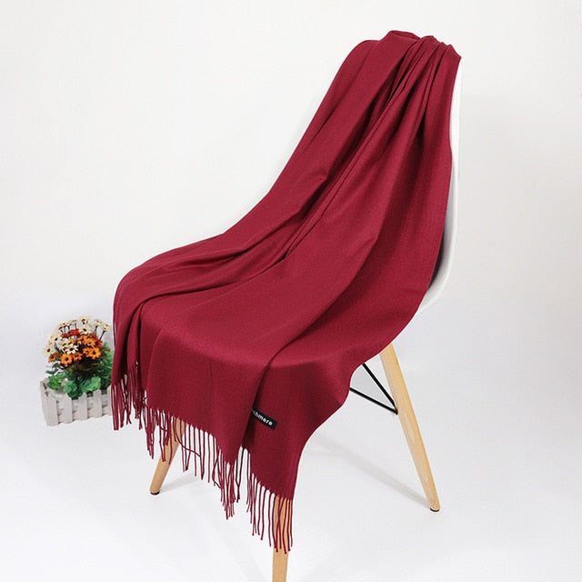 Real Cashmere Scarf Winter Shawl