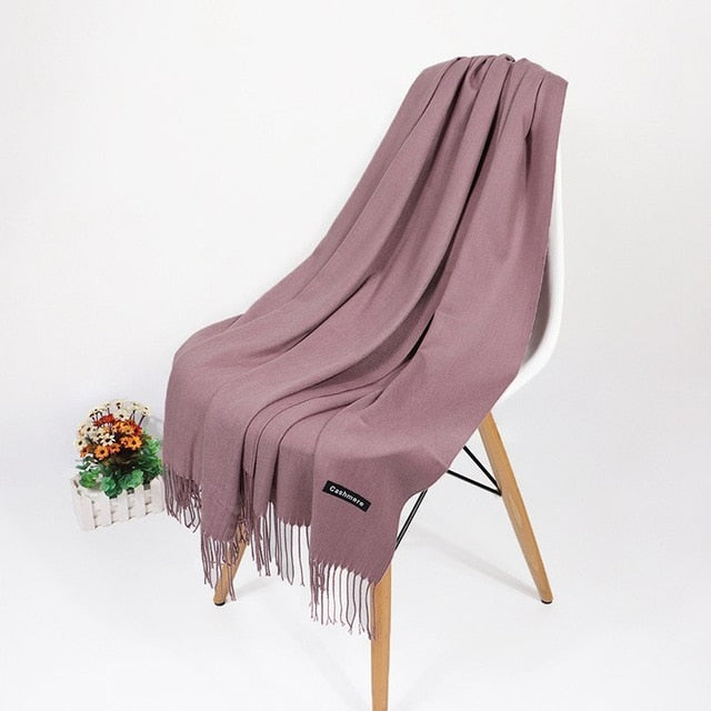 Real Cashmere Scarf Winter Shawl