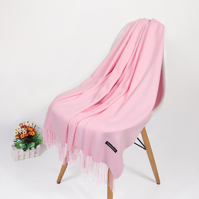 Real Cashmere Scarf Winter Shawl