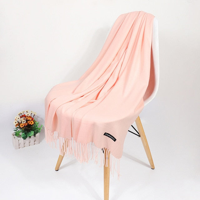 Real Cashmere Scarf Winter Shawl