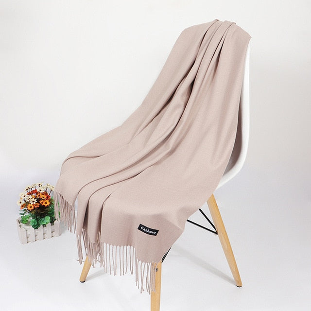 Real Cashmere Scarf Winter Shawl