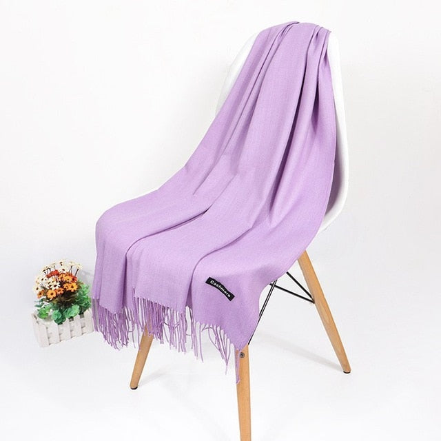 Real Cashmere Scarf Winter Shawl