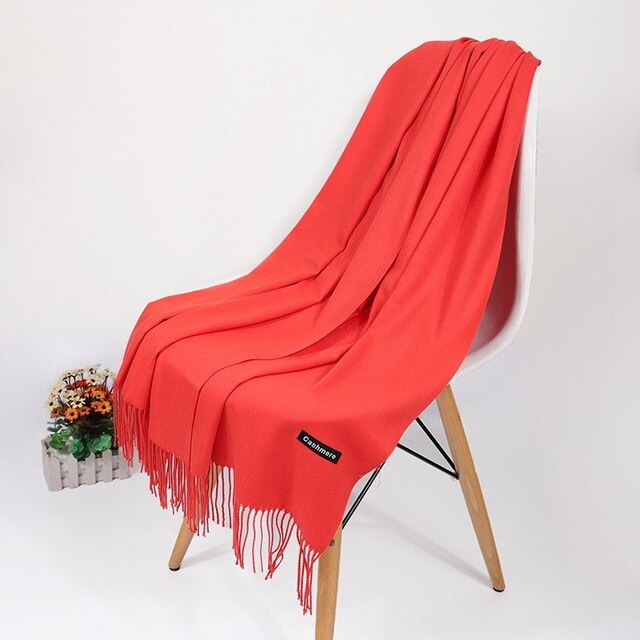 Real Cashmere Scarf Winter Shawl