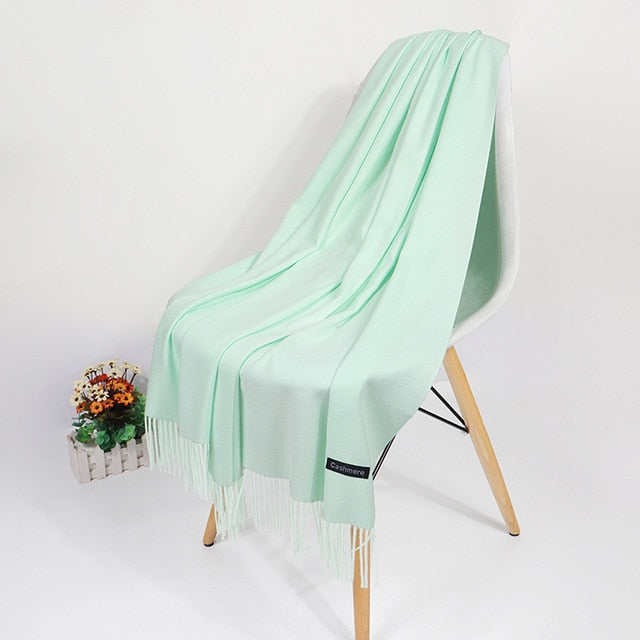 Real Cashmere Scarf Winter Shawl