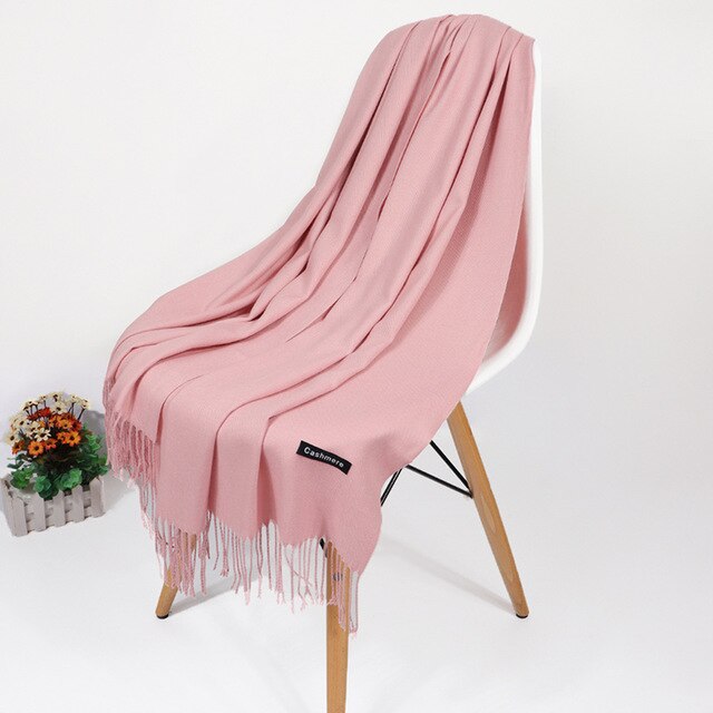 Real Cashmere Scarf Winter Shawl