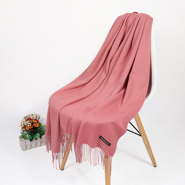 Real Cashmere Scarf Winter Shawl