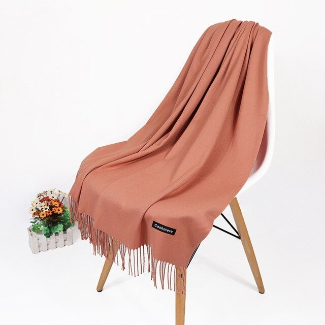 Real Cashmere Scarf Winter Shawl