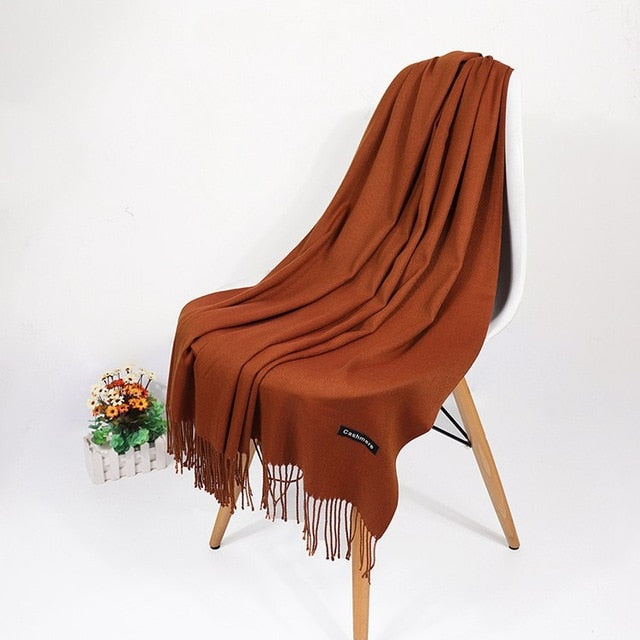 Real Cashmere Scarf Winter Shawl