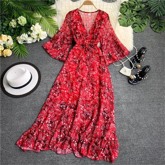 IZMIR Maxi vestido de playa